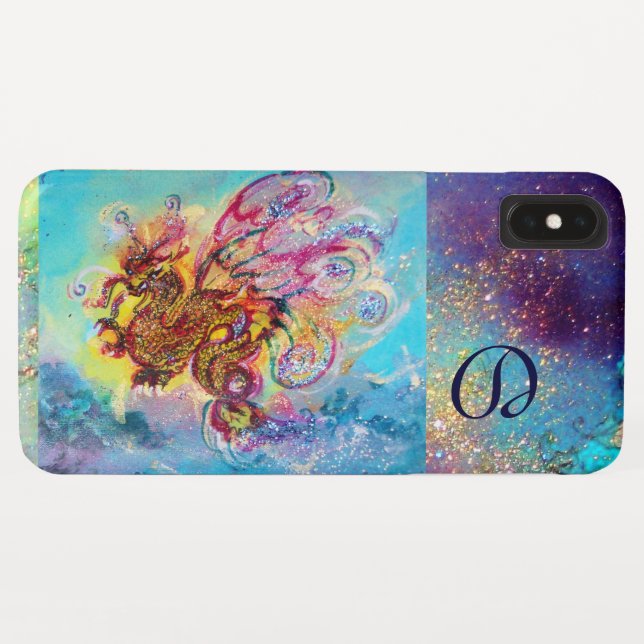 SEA DRAGON MONOGRAM Case-Mate iPhone CASE (Back (Horizontal))