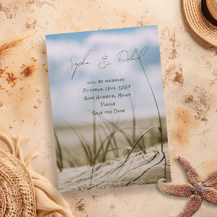 Sea Dunes Wedding Save The Date