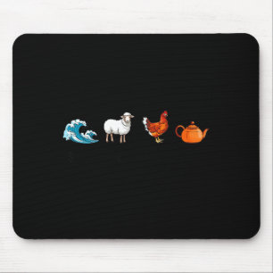 Sea Ewe Hen Tea Funny Joke Saying Quote Men Women Mouse Mat