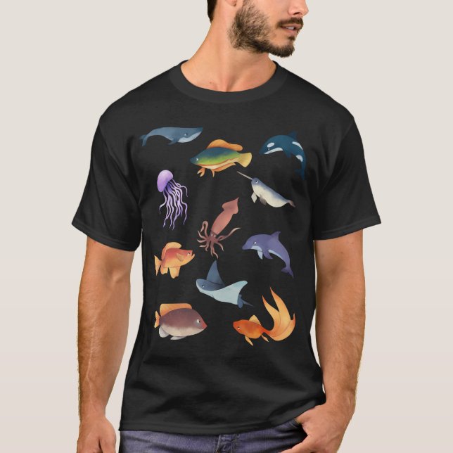 Sea Fishes T-Shirt (Front)