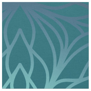 Sea flower mandala fabric