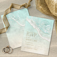 Sea Foam Beach Wedding ID837
