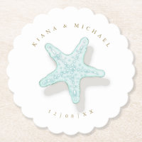 Sea Foam Beach Wedding Starfish ID837