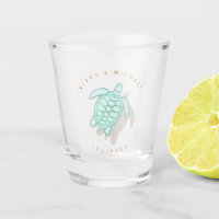 Sea Foam Beach Wedding Turtle ID837