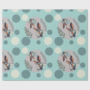 Sea Foam Coloured Wrapping Paper