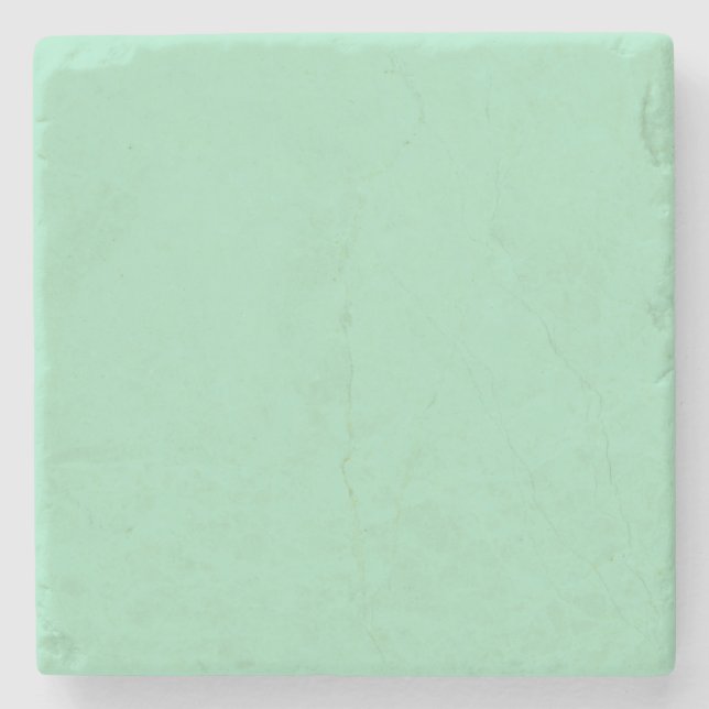 Sea Foam Green Stone Coaster (Front)