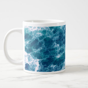 Sea Foam   Large Coffee Mug