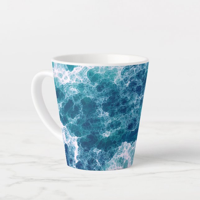 Sea Foam   Latte Mug (Left Angle)