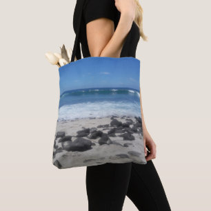 Sea Foam Ocean Lava Beach Tote Bag
