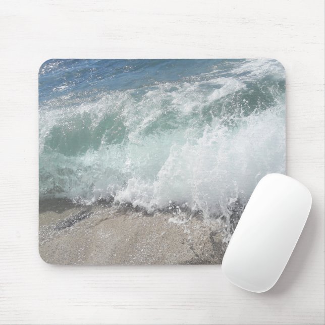 Sea Foam Ocean Waves  Mouse Mat (With Mouse)