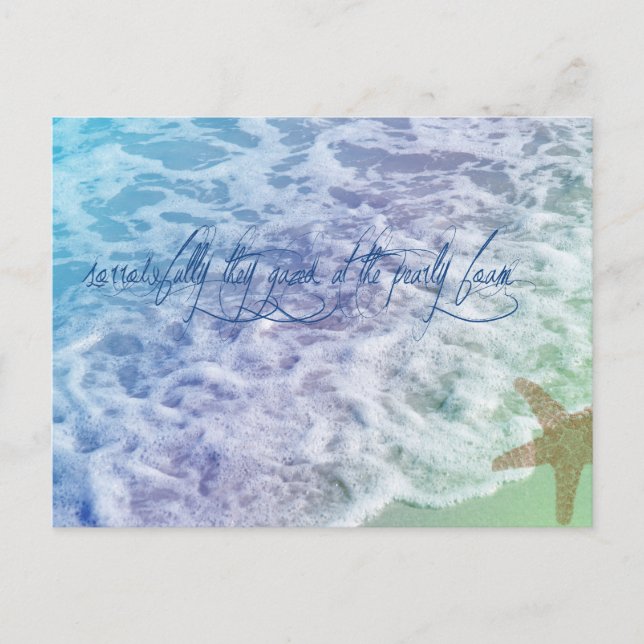 Sea Foam Postcard (Front)