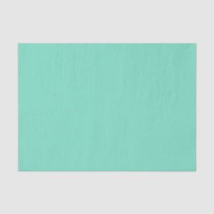 Sea Foam Rich Green Aqua Solid Tissue Paper