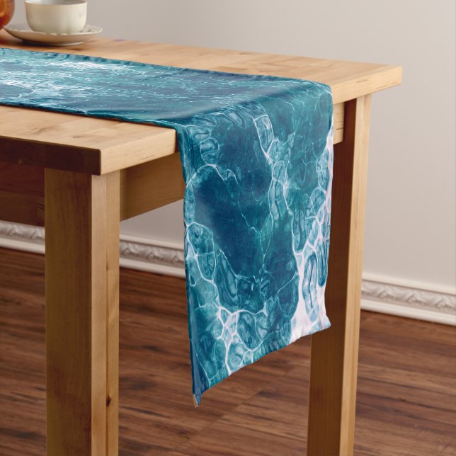 Sea Foam Short Table Runner (In Situ)