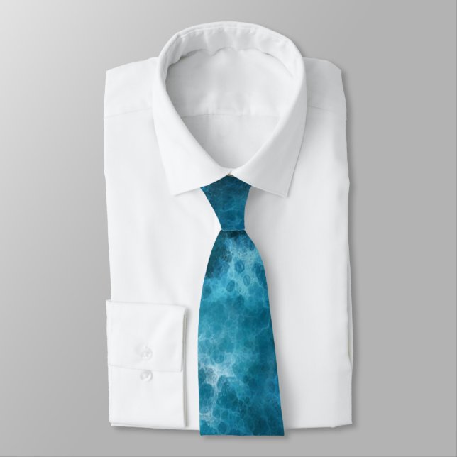 Sea Foam Tie (Tied)