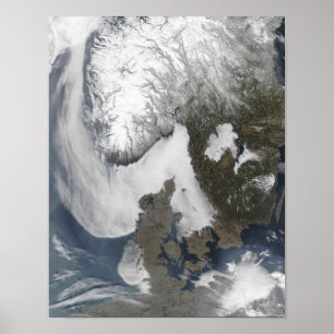 Sea Fog in Scandinavia Poster