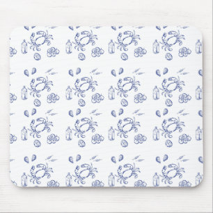 Sea Food Minimalism Mouse Mat