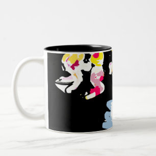 Sea fun summer  Two-Tone coffee mug