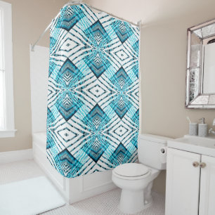 Sea Geometrics....... Shower Curtain