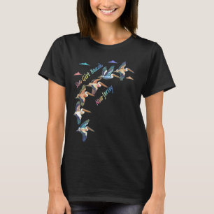Sea Girt Beach New Jersey Colourful Tie-Dye Pelica T-Shirt