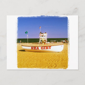 Sea Girt Lifeguard Boat Postcard
