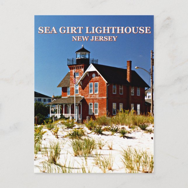 Sea Girt Lighthouse, New Jersey Postcard (Front)