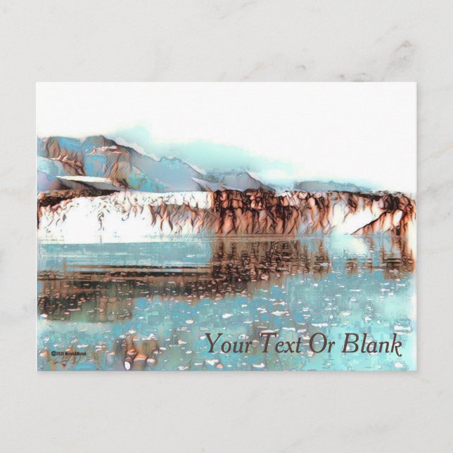 Sea Glacier Postcard (Front)