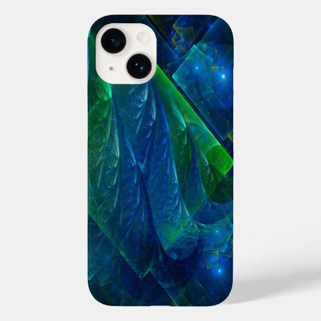 Sea Glass 3D Abstract Case-Mate iPhone Case (Back)