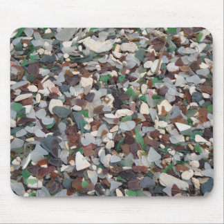 Sea Glass at Glass Beach - Bermuda Mouse Mat