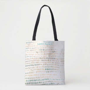 Sea Glass Beach Coastal Pattern Tote Bag
