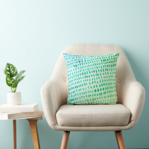 Sea Glass Beach Pebbles Coastal Throw Pillow