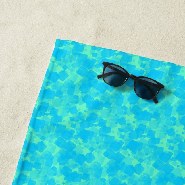 Sea Glass Beach Towel (In Situ)