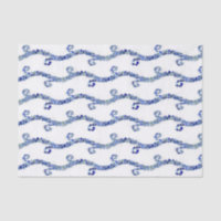 Sea glass - blue waves
