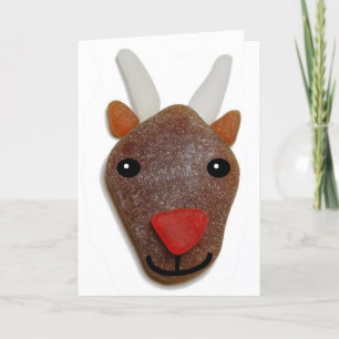 Sea Glass Christmas Card