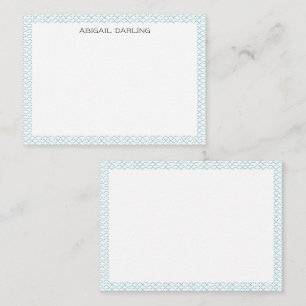 Sea Glass Coastal Ocean Wave Texture Card