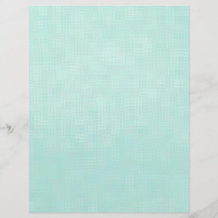 Sea Glass Green Blank Scrapbook Paper