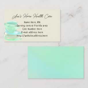 Sea Glass Home Health Care Business Cards