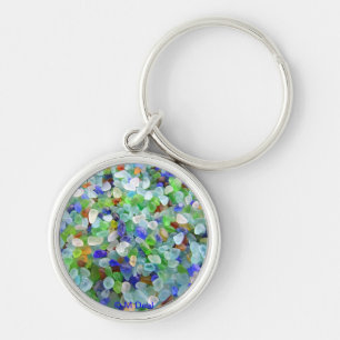 Sea Glass Key Ring