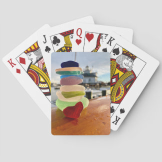 Sea Glass Lighthouse Playing Cards