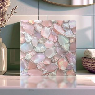 Sea Glass Mosaic Pink ID1183 Tile