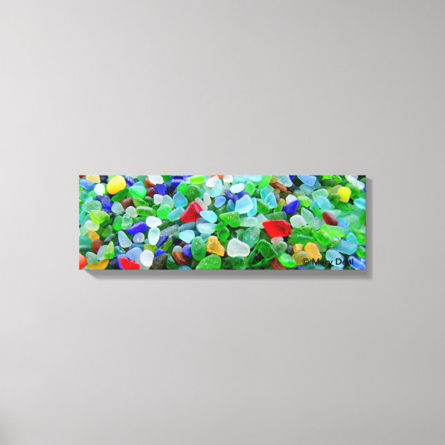 Sea Glass Mural Canvas Print (Front)