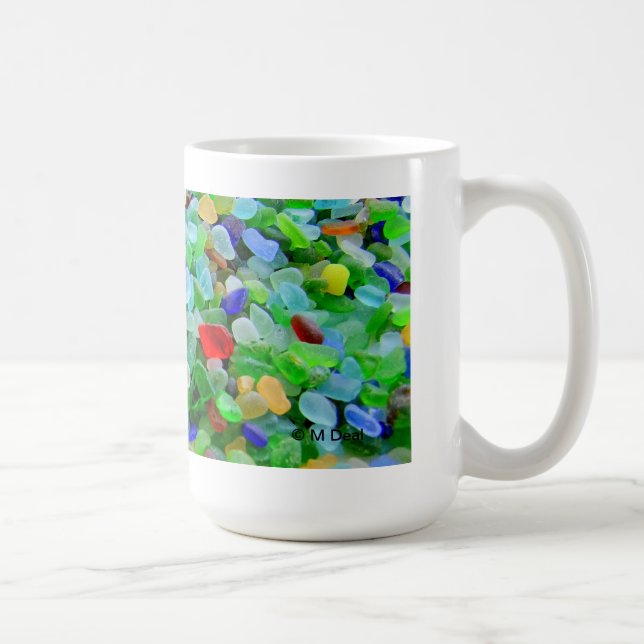 Sea Glass Mural Coffee Mug (Right)