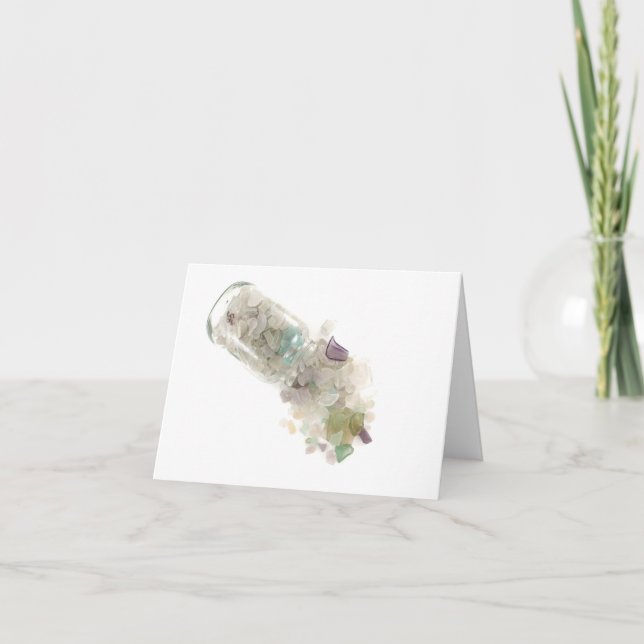 Sea Glass Note Card (Front)