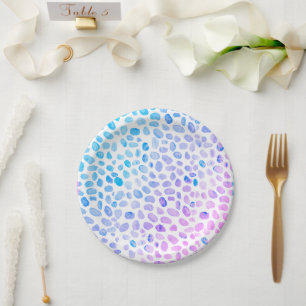 Sea Glass Painting Beach Mermaid Paper Plates