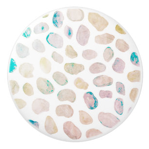 Sea Glass Painting Pattern Texture Ceramic Knob