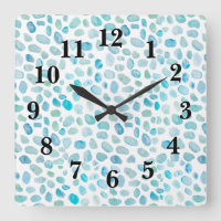 Sea Glass Pebble Painting Beach Texture Pattern