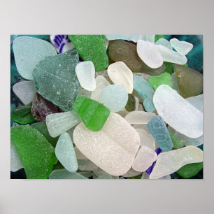 Sea Glass Poster