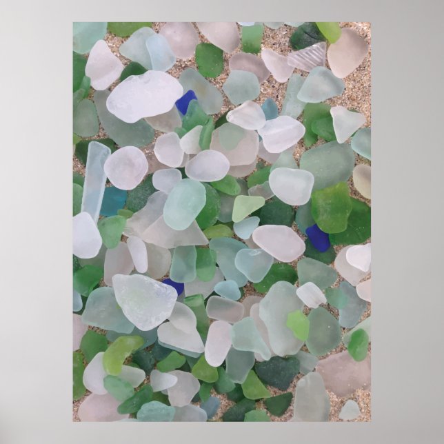 Sea glass poster (Front)