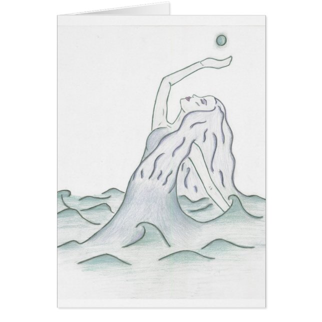 Sea Goddess Holding Moon (Front)