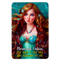 Sea Goddess Nymph Siren Mermaid Cruise Room Door