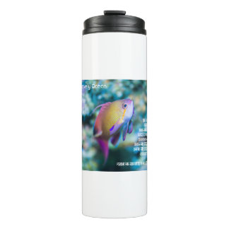 Sea goldie, colourful cute fish thermal tumbler